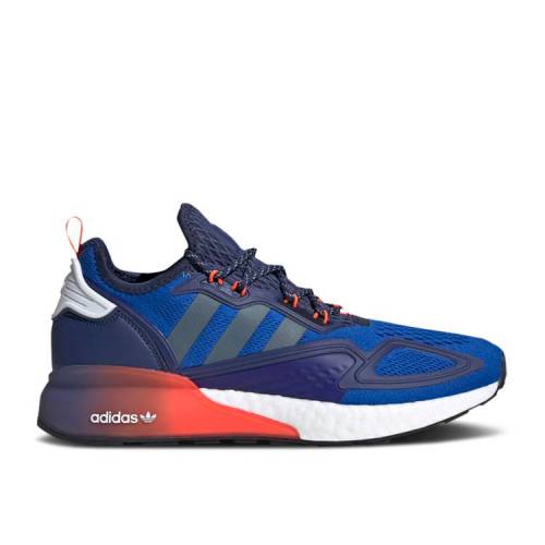 【 ADIDAS ZX 2K BOOST 'BLUE TECH INDIGO' / BLUE LEGACY BLUE TECH INDIGO 】 アディダス ブースト テック 青色 ブルー レガシー 藍色 インディゴ スニーカー メンズ|スニケス