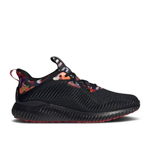 【 ADIDAS ALPHABOUNCE 1 'CHINESE NEW YEAR - BLACK SCARLET' / CORE BLACK SCARLET ORANGE 】 アディダス 黒色 ブラック コア 橙 オレンジ スニーカー メンズ|スニケス