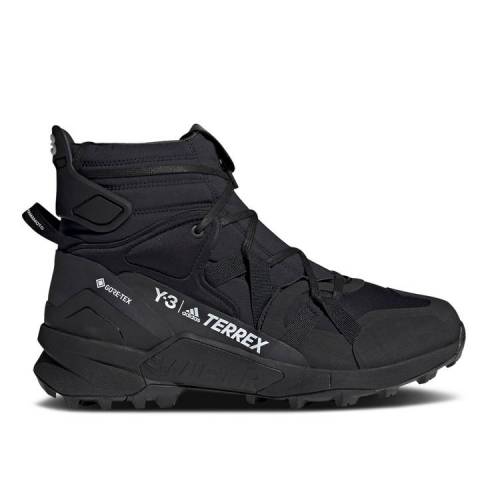【 ADIDAS Y-3 TERREX SWIFT R3 GTX 'BLACK' / BLACK BLACK BOLD ORANGE 】 アディダス 黒色 ブラック 橙 オレンジ スニーカー メンズ｜スニケス