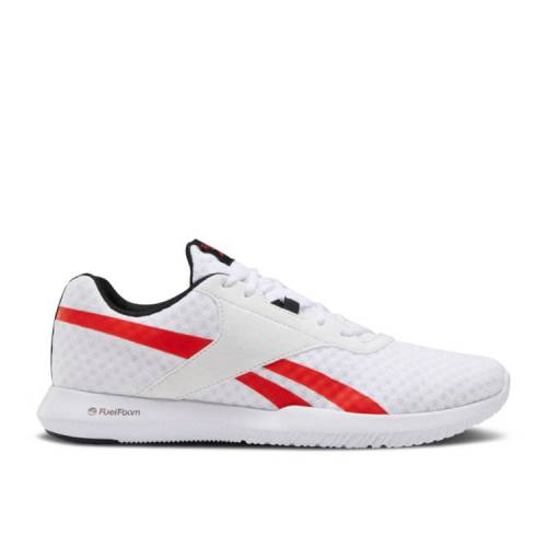 【 REEBOK REAGO ESSENTIAL 2 'WHITE INSTINCT RED' / WHITE INSTINCT RED BLACK 】 リーボック インスティンクト 白色 ホワイト 赤 レッド 黒色 ブラック スニーカー メンズ