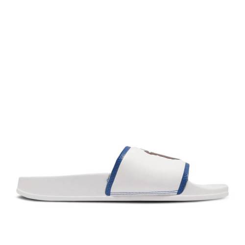 【 REEBOK OIOI X CLASSIC SLIDE \u0027WHITE BLUE\u0027 / FOOTWEAR WHITE COLLEGIATE ROYAL 】 リーボック 古典派音楽 サンダル 白いこと 白いこと スニーカー メンズ メンズ靴-靴
