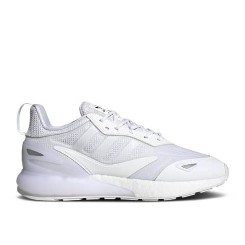 【 ADIDAS ZX 2K BOOST 2.0 CLOUD WHITE / CLOUD WHITE CORE BLACK CLOUD 】 アディダス ブースト 白色 ホワイト コア 黒色 ブラック スニーカー メンズ