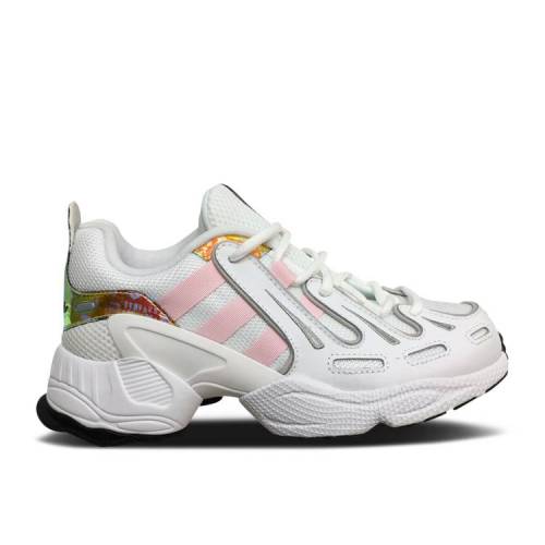 【 ADIDAS EQT GAZELLE J 'WHITE PINK IRIDESCENT' / FOOTWEAR WHITE CLEAR PINK CORE 】 アディダス ガゼル ピンク 白色 ホワイト コア ジュニア キッズ ベビー マタニティ スニーカー