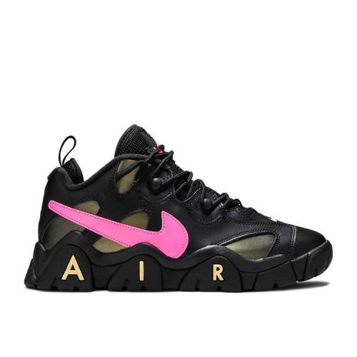 【 NIKE AIR BARRAGE LOW QS \u0027SUPER BOWL LIV\u0027 / BLACK PINK BLAST INFINITE GOLD 】 黒いこと 黒いこと サクラ色 ブラジャー同盟罷工 ゴールド エアバラージ スニーカー メンズ ナイキ