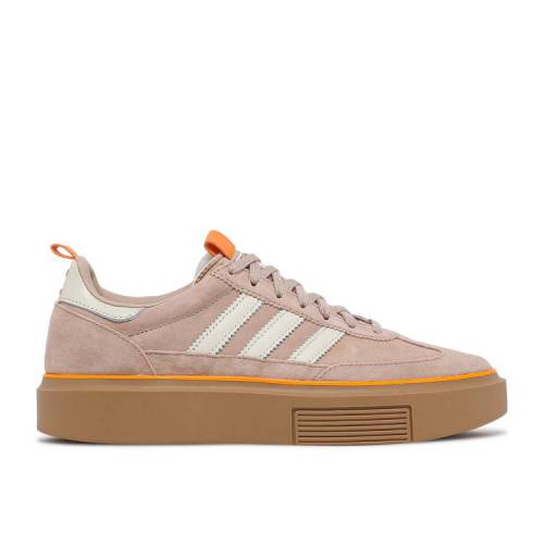 【 ADIDAS WMNS SUPER SLEEK 72 \u0027ASH PEARL GUM\u0027 / ASH PEARL OFF WHITE CREW ORANGE 】 アディダス パール 白いこと 白いこと 労働者の一団 橙 オレンジ色 スニーカー レディース
