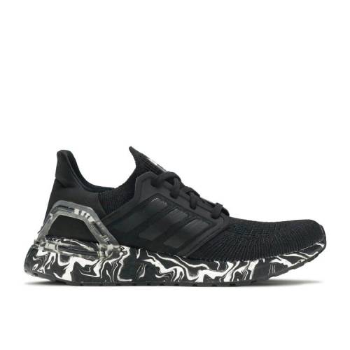 【 ADIDAS WMNS ULTRABOOST 20 'GLAM PACK - BLACK' / CORE BLACK CORE BLACK CLOUD 】 アディダス コア 黒色 ブラック スニーカー レディース