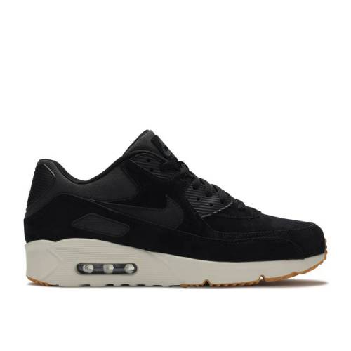 【 NIKE AIR MAX 90 ULTRA 2.0 LEATHER 'BLACK GUM' / BLACK BLACK LIGHT BONE GUM MED 】 マックス ウルトラ レザー 黒色 ブラック エアマックス スニーカー メンズ ナイキ