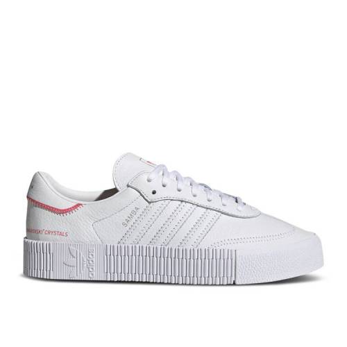 【 ADIDAS SWAROVSKI X WMNS SAMBAROSE 'CLOUD WHITE' / CLOUD WHITE CLOUD WHITE SILVER 】 アディダス 白色 ホワイト 銀色 シルバー スニーカー レディース｜スニケス 29,640円