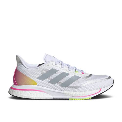 【 ADIDAS WMNS SUPERNOVA+ \u0027WHITE SILVER PINK\u0027 / CLOUD WHITE HALO SILVER 】 アディダス しろがね色 しろがね色 白いこと 白いこと スニーカー レディース