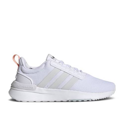 【 ADIDAS WMNS RACER TR21 'WHITE HALO BLUE' / CLOUD WHITE CRYSTAL WHITE HALO 】 アディダス 白色 ホワイト スニーカー レディース