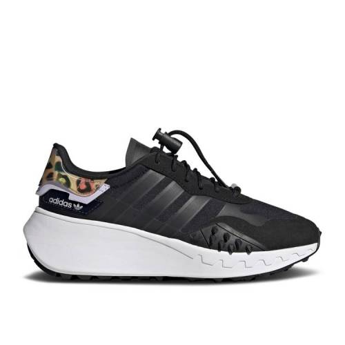 【 ADIDAS WMNS CHOIGO 'ANIMAL PRINT - BLACK' / CORE BLACK CORE BLACK PURPLE 】 アディダス コア 黒色 ブラック 紫 パープル スニーカー レディース|スニケス