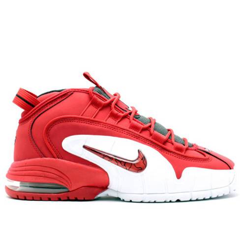 【 NIKE AIR MAX PENNY 1 'UNIVERSITY RED' / UNIVERSITY RED WHITE BLACK 】 マックス ペニー 赤 レッド 白色 ホワイト 黒色 ブラック エアマックス スニーカー メンズ ナイキ｜スニケス