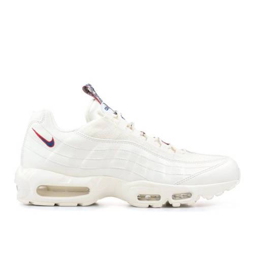【 NIKE AIR MAX 95 TT PULL TAB 'SAIL' / SAIL GYM BLUE GYM RED 】 マックス 青色 ブルー 赤 レッド エアマックス スニーカー メンズ ナイキ|スニケス