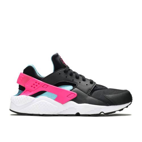 【 NIKE AIR HUARACHE RUN 'SOUTH BEACH' / BLACK LASER FUCHSIA BLUE GALE 】 ハラチ ラン 黒色 ブラック レーザー 青色 ブルー ハラチラン スニーカー メンズ ナイキ