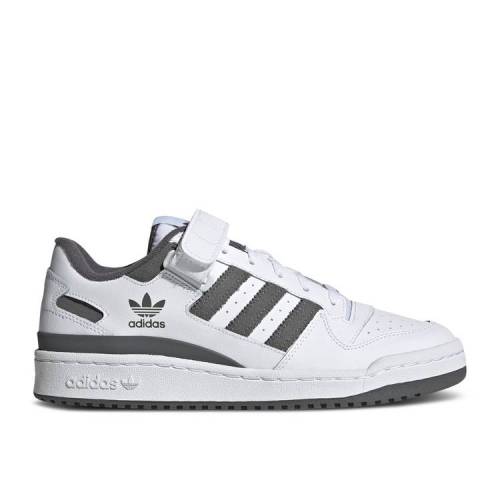 【 ADIDAS FORUM LOW \u0027WHITE GREY\u0027 / CLOUD WHITE GREY FOUR CLOUD 】 アディダス フォーラム 白色 ホワイト 灰色 グレー スニーカー メンズ スニーカー-靴