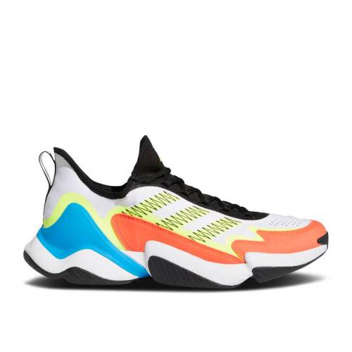 【 ADIDAS IMPACT FLX \u0027WHITE TEAM SOLAR YELLOW\u0027 / CLOUD WHITE TEAM SOLAR YELLOW 】 アディダス 差しひびき 野球クラブ 白いこと 白いこと 黄味がかった 黄色 スニーカー メンズ