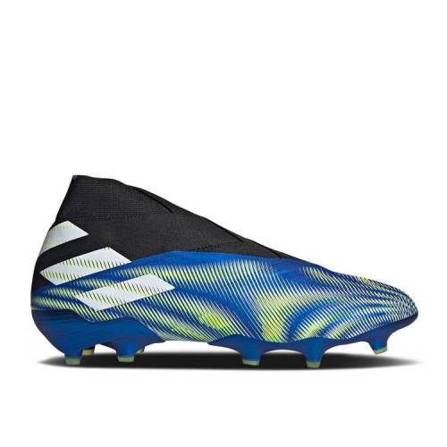【 ADIDAS NEMEZIZ+ FG 'TENSION TAPE' / ROYAL BLUE CLOUD WHITE SOLAR 】 アディダス 青色 ブルー 白色 ホワイト スニーカー メンズ|スニケス