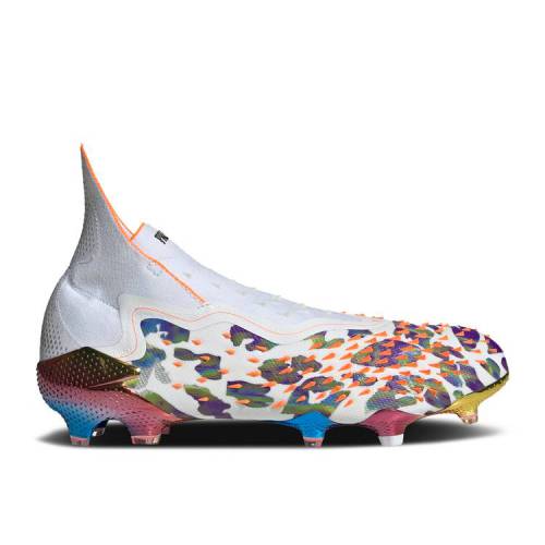 【 ADIDAS PAUL POGBA X STELLA MCCARTNEY PREDATOR FREAK+ FG 'DEMONSKIN - LEOPARD EARTH EXPLORER' / CLOUD WHITE CLOUD WHITE SIGNAL 】 アディダス ポール プレデター ヒョウ柄 レオパード 白色 ホワイト スニーカー メンズ|スニケス