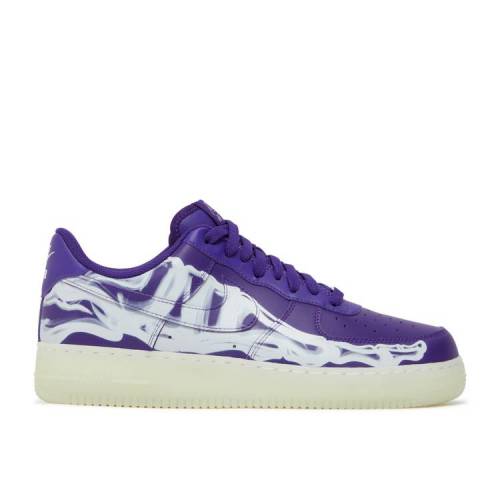 【 NIKE AIR FORCE 1 LOW \u0027PURPLE SKELETON\u0027 / COURT PURPLE COURT PURPLE WHITE 】 厚地の外套 紫 パープル 白いこと 白いこと 空軍 スニーカー メンズ ナイキ