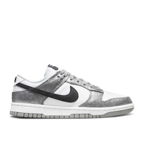 【 NIKE WMNS DUNK LOW 'GOLDEN GALS' / METALLIC SILVER OFF NOIR WHITE 】 ダンク 銀色 シルバー 白色 ホワイト ダンクロー スニーカー レディース ナイキ