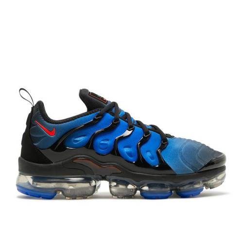【 NIKE AIR VAPORMAX PLUS 'KNICKS' / BLACK BRIGHT CRIMSON 】 黒色 ブラック クリムゾン エアヴェイパーマックス スニーカー メンズ ナイキ