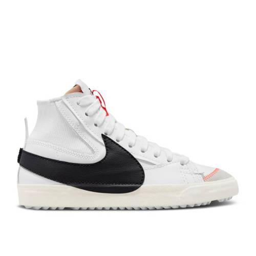 【 NIKE BLAZER MID 77 JUMBO WHITE BLACK / WHITE BLACK WHITE SAIL 】 ブレイザー ミッド ジャンボ 白色 ホワイト 黒色 ブラック スニーカー メンズ ナイキ