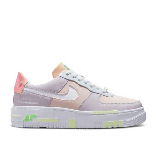 【 NIKE WMNS AIR FORCE 1 PIXEL 'HAVE A GOOD GAME' / VENICE WHITE GREEN STRIKE WHITE 】 白色 ホワイト 緑 グリーン ストライク エアフォース スニーカー レディース ナイキ