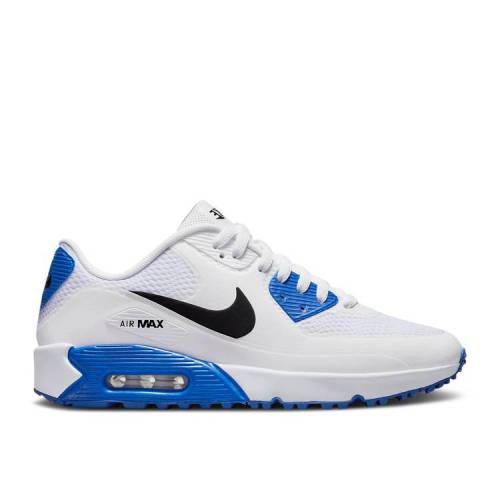 【 NIKE AIR MAX 90 GOLF 'WHITE RACER BLUE' / WHITE RACER BLUE PURE PLATINUM 】 マックス ゴルフ 白色 ホワイト 青色 ブルー ピュア プラチナム エアマックス スニーカー メンズ ナイキ