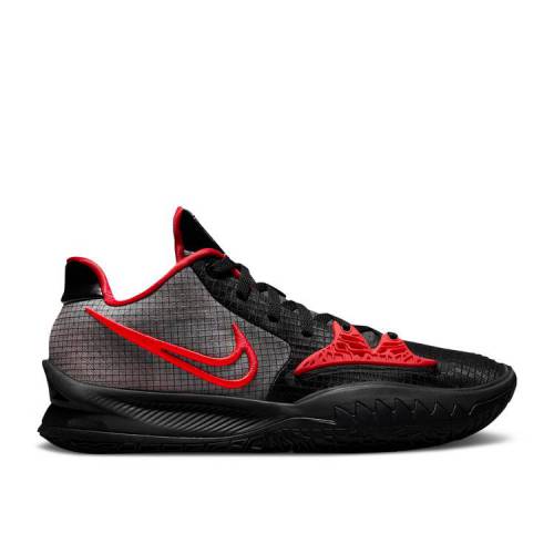 【 NIKE KYRIE LOW 4 BRED / BLACK WHITE UNIVERSITY RED 】 カイリー 黒色 ブラック 白色 ホワイト 赤 レッド スニーカー メンズ ナイキ