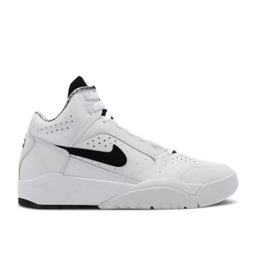 【 NIKE AIR FLIGHT LITE MID 'WHITE BLACK' 2021 / WHITE BLACK 】 フライト ライト ミッド 白色 ホワイト 黒色 ブラック スニーカー メンズ ナイキ｜スニケス