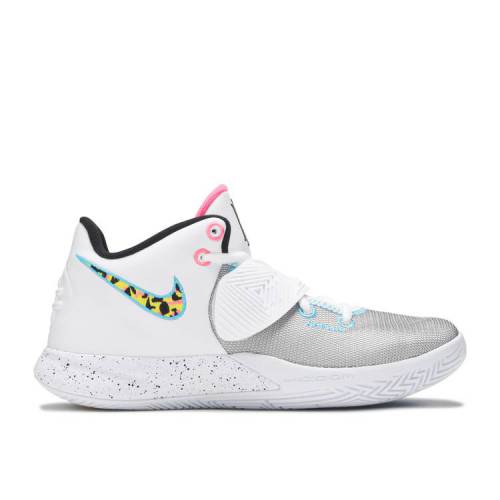 【 NIKE KYRIE FLYTRAP 3 'SOUTH BEACH' / WHITE BLUE FURY OPTI YELLOW 】 カイリー フライトラップ 白色 ホワイト 青色 ブルー 黄色 イエロー スニーカー メンズ ナイキ
