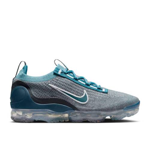 【 NIKE AIR VAPORMAX 2021 FLYKNIT 'RIFT BLUE' / RIFT BLUE WOLF GREY PHOTON DUST 】 フライニット リフト 青色 ブルー 灰色 グレー エアヴェイパーマックス スニーカー メンズ ナイキ