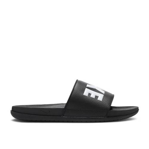 【 NIKE OFFCOURT SLIDE NYVSNY / BLACK WHITE 】 サンダル 黒色 ブラック 白色 ホワイト スニーカー メンズ ナイキ