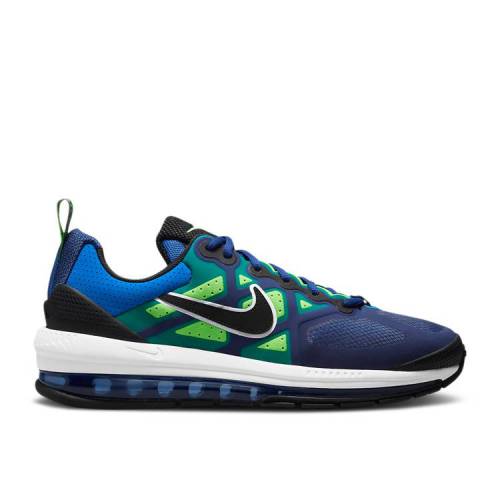 【 NIKE AIR MAX GENOME DEEP ROYAL BLUE GREEN STRIKE / DEEP ROYAL BLUE GREEN STRIKE 】 マックス 青色 ブルー 緑 グリーン ディープ ストライク エアマックス スニーカー メンズ ナイキ