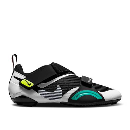 【 NIKE SUPERREP CYCLE 'BLACK CLEAR EMERALD' / BLACK CLEAR EMERALD TOTAL ORANGE 】 黒色 ブラック 橙 オレンジ スニーカー メンズ ナイキ