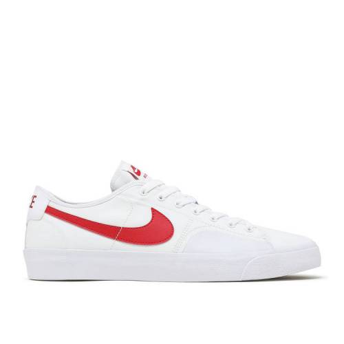 【 NIKE BLAZER COURT SB 'WHITE UNIVERSITY RED' / WHITE WHITE BLACK UNIVERSITY RED 】 ブレイザー コート エスビー 白色 ホワイト 黒色 ブラック 赤 レッド スニーカー メンズ ナイキ｜スニケス
