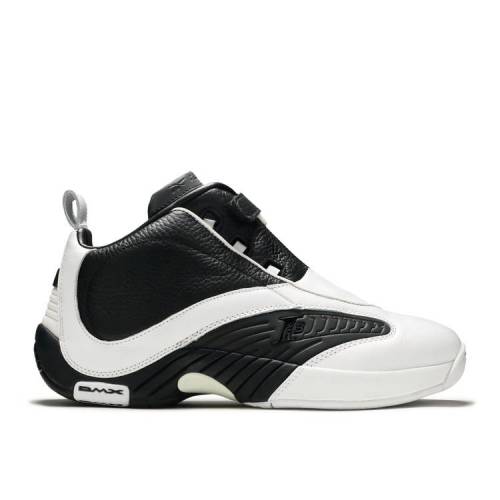 【 REEBOK ANSWER 4 'WHITE BLACK' / WHITE BLACK SILVER METALLIC 】 リーボック 白色 ホワイト 黒色 ブラック 銀色 シルバー スニーカー メンズ