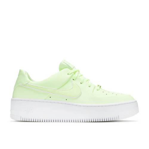【 NIKE WMNS AIR FORCE 1 SAGE LOW 'BARELY VOLT' / BARELY VOLT BARELY VOLT WHITE 】 白色 ホワイト エアフォース スニーカー レディース ナイキ｜スニケス