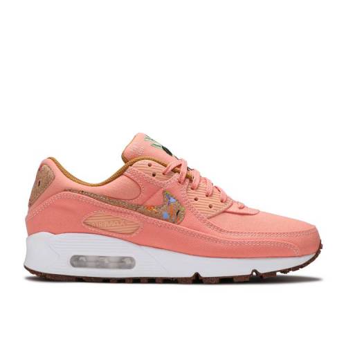 【 NIKE WMNS AIR MAX 90 SE 'CORK - APRICOT AGATE' / APRICOT AGATE WHITE COCONUT MILK 】 マックス 白色 ホワイト エアマックス スニーカー レディース ナイキ|スニケス