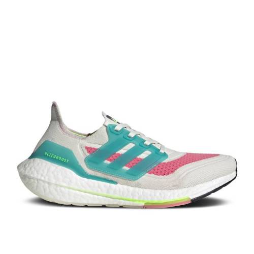 【 ADIDAS WMNS ULTRABOOST 21 'WHITE TINT ROSE TONE' / WHITE TINT MINT TON ROSE TONE 】 アディダス ローズ 白色 ホワイト スニーカー レディース