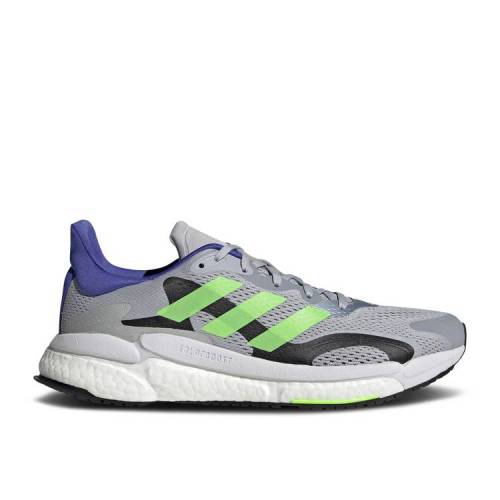 【 ADIDAS SOLAR BOOST 3 \u0027HALO SILVER SIGNAL GREEN\u0027 / HALO SILVER SIGNAL GREEN SONIC 】 アディダス ブースト しろがね色 しろがね色 緑 緑であること スニーカー メンズ