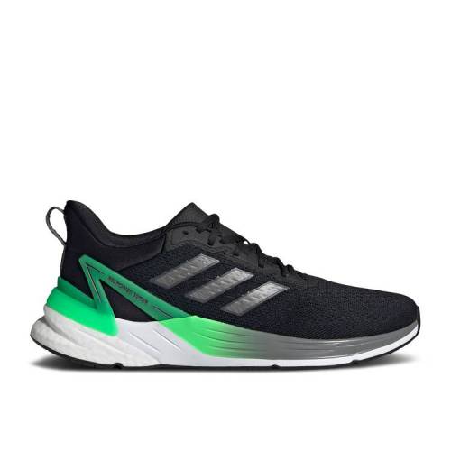 【 ADIDAS RESPONSE SUPER 2.0 'BLACK GREEN' / CORE BLACK IRON METALLIC GREY 】 アディダス レスポンス コア 黒色 ブラック 灰色 グレー スニーカー メンズ