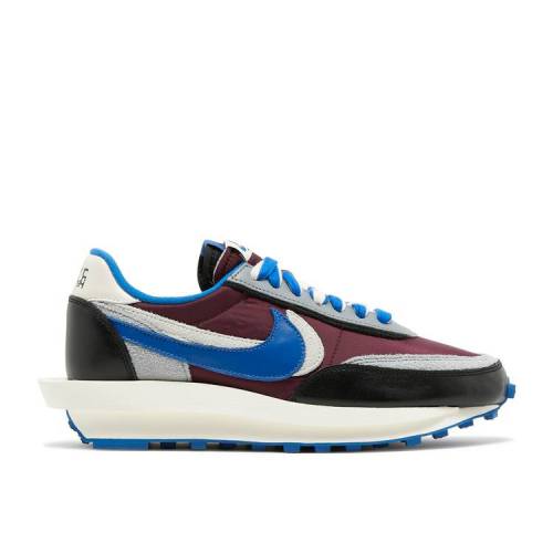 【 NIKE SACAI X UNDERCOVER LDWAFFLE \u0027NIGHT MAROON TEAM ROYAL\u0027 / NIGHT MAROON PALE IVORY GROUND 】 アンダー押しかぶせる マルーン 野球クラブ ナイト爵 象牙色 スニーカー メンズ ナイキ スニーカー-靴-メンズ靴