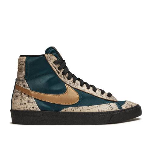 【 NIKE WMNS BLAZER MID '77 'LUCHA LIBRE' / DARK TEAL GREEN BLACK METALLIC 】 ブレイザー ミッド 緑 グリーン 黒色 ブラック スニーカー レディース ナイキ