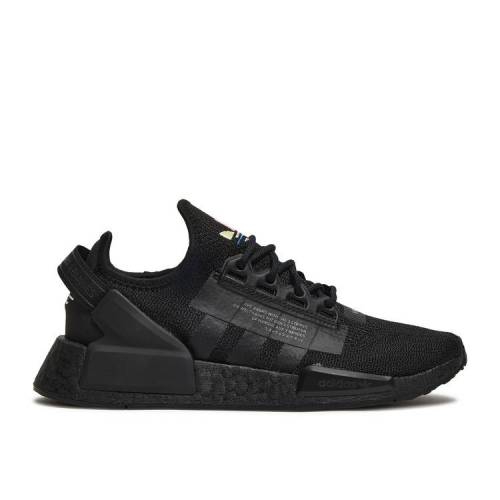【 ADIDAS NMD_R1 V2 TRIPLE BLACK / CORE BLACK CORE BLACK CARBON 】 アディダス コア 黒色 ブラック カーボン スニーカー メンズ