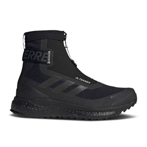 【 ADIDAS WMNS TERREX FREE HIKER COLD.RDY CORE BLACK / CORE BLACK  CORE BLACK  METAL 】 アディダス フリー コア 黒色 ブラック メタル スニーカー レディース