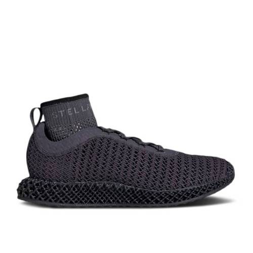 【 ADIDAS STELLA MCCARTNEY X WMNS ALPHAEDGE 4D \u0027NIGHT STEEL BLACK\u0027 / NIGHT STEEL CORE BLACK PLATINUM 】 アディダス しろがね色 スチール写真 ナイト爵 中核グループ 黒いこと 黒いこと プラチナム スニーカー レディース
