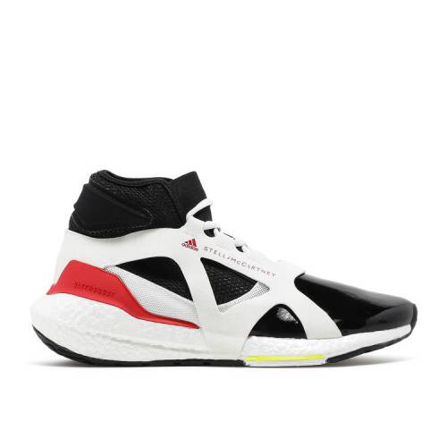 【 ADIDAS STELLA MCCARTNEY X WMNS ULTRABOOST 21 \u0027WHITE BLACK\u0027 / CLOUD WHITE CORE BLACK VIVID RED 】 アディダス 白いこと 白いこと 中核グループ 黒いこと 黒いこと 赤 赤いこと スニーカー レディース