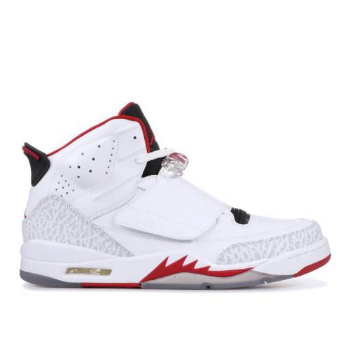 【 AIR JORDAN JORDAN SON OF MARS 'FIRE RED' / WHITE GYM RED BLACK PURE 】 ナイキ 白色 ホワイト 赤 レッド 黒色 ブラック ピュア エアジョーダン スニーカー メンズ画像