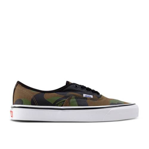 【 VANS BAPE X AUTHENTIC 44 DX 'FIRST CAMO' / 11 30 21 】 バンズ オーセンティック スニーカー メンズ ヴァンズ|スニケス